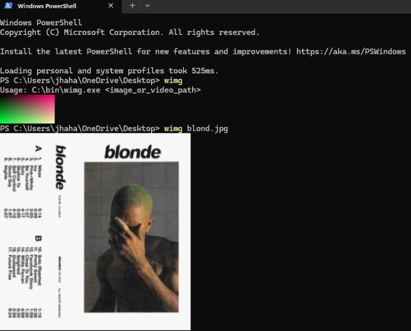 wimg terminal preview